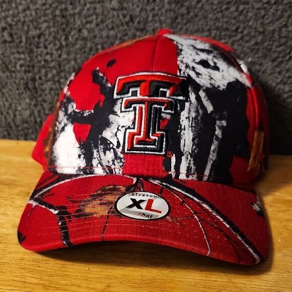Zephyr Texas Tech Red Raiders XL Stretchfit Hat - New - Picture 1 of 8